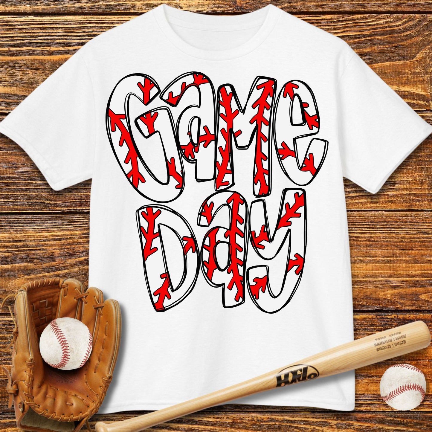 Game Day Baseball Kids T-Shirt