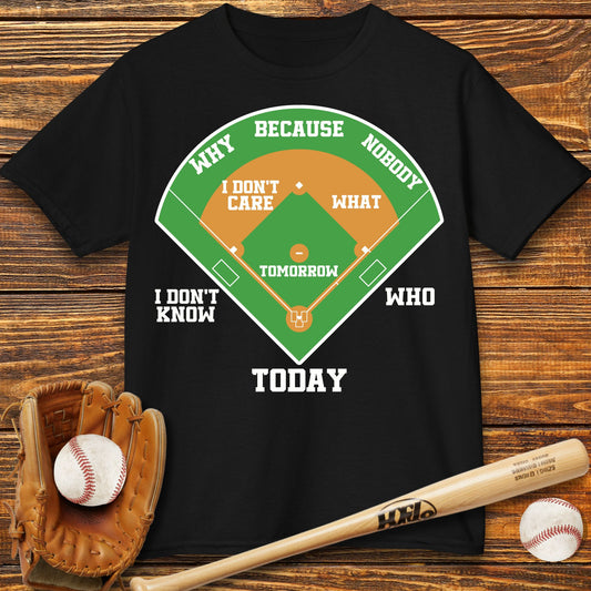 Who's on First Kids T-Shirt