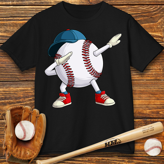 Dabbing Baseball Kids T-Shirt