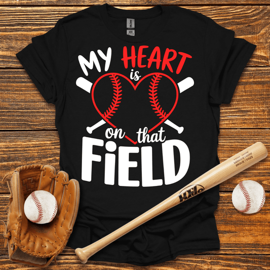 My Heart Is On That Field Tee