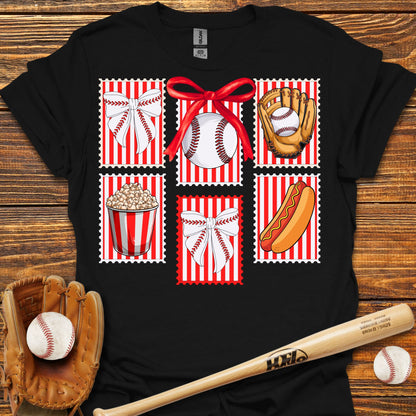 Baseball Stamps Adult T-Shirt
