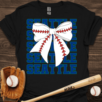 Seattle Coquette Baseball Adult T-Shirt