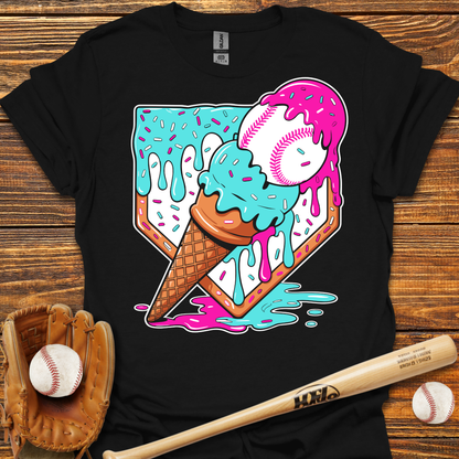Ice Cream Drip Adult T-Shirt