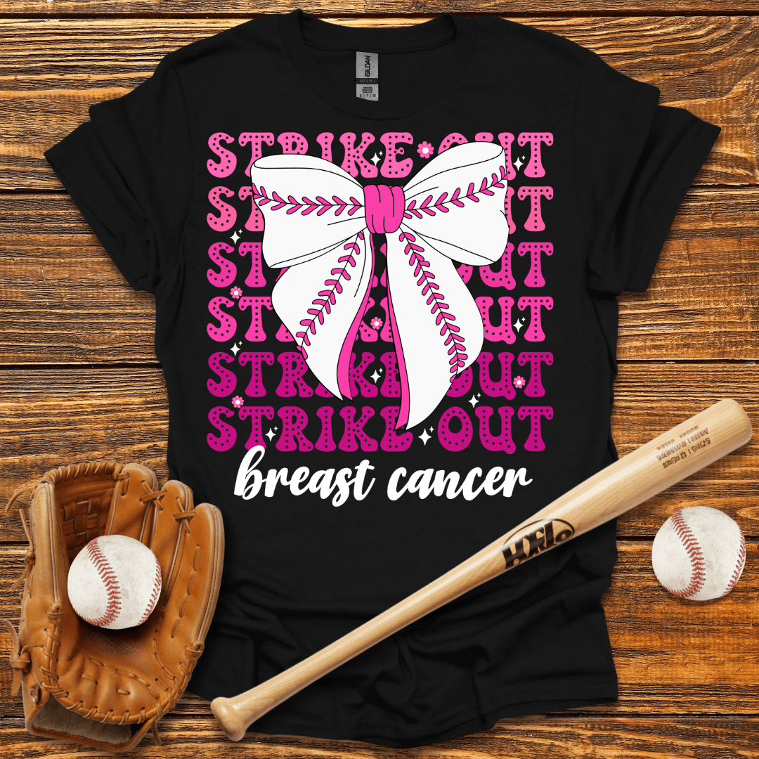 Strike Out Breast Cancer Tee