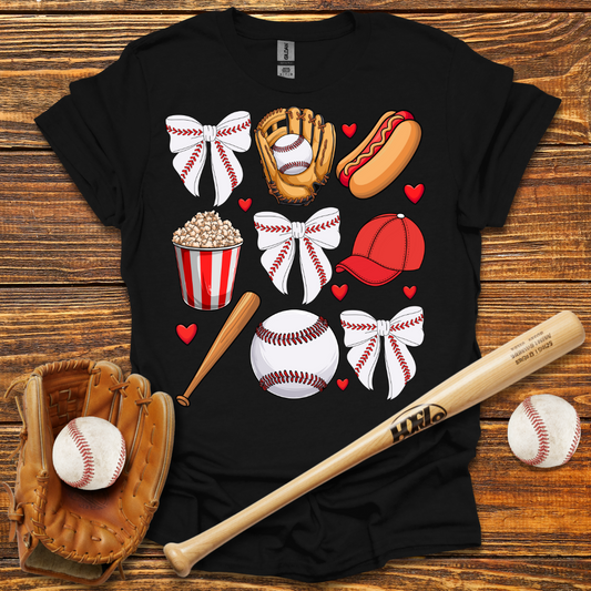 Red Coquette Bow Tee