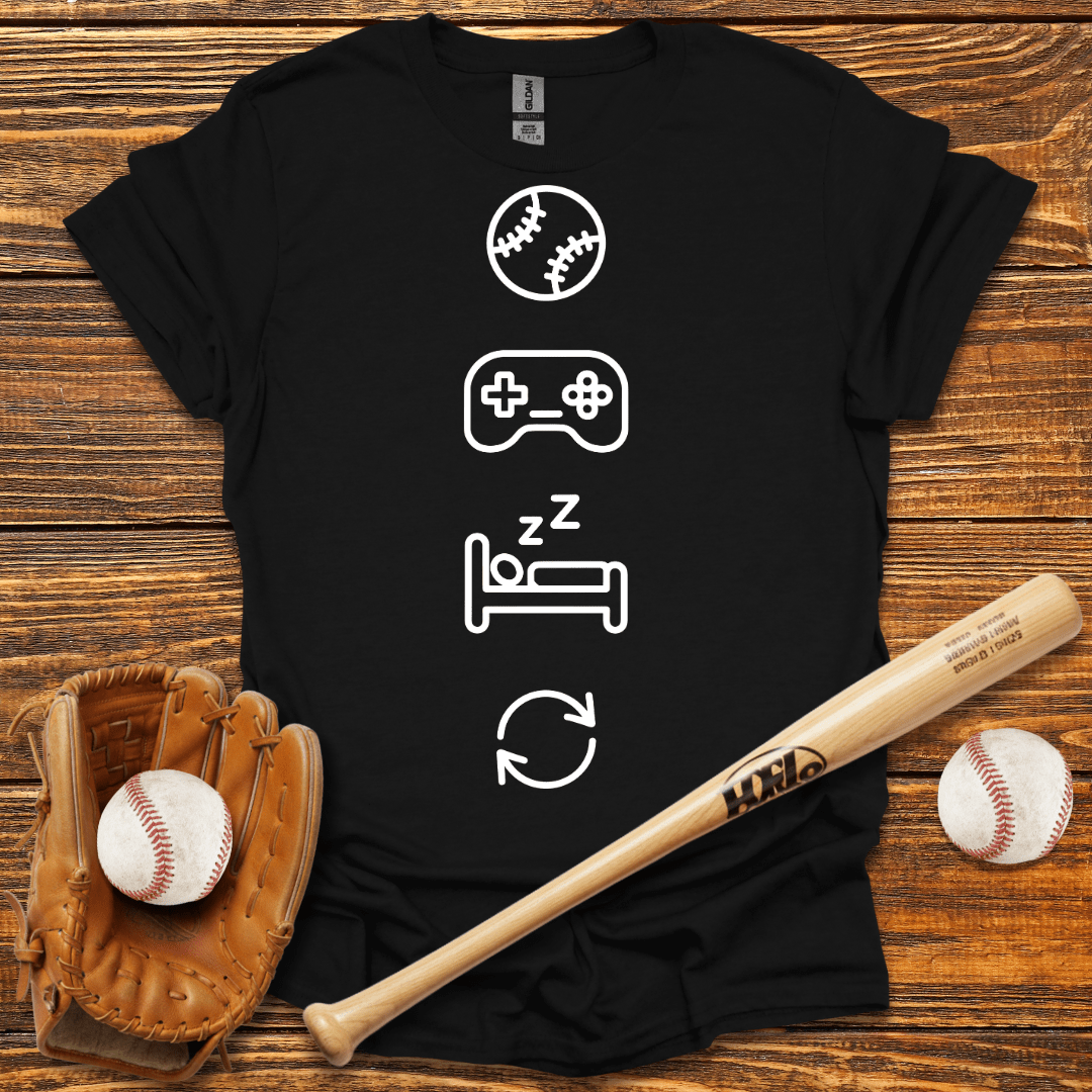 Gaming Sleep Repeat Tee