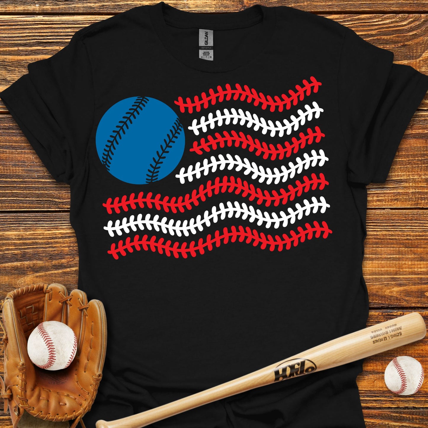 Patriotic USA Adult T-Shirt