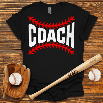 Baseball Coach Adult T-Shirt