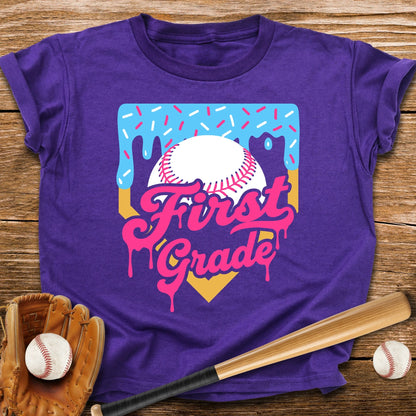 1st Grade Back to School Drip Youth Tee - HomeRun PrintsKids clothes
