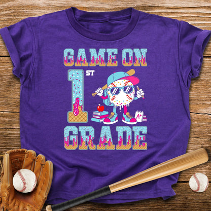 1st Grade Back to School Drip Youth Tee - HomeRun PrintsKids clothes