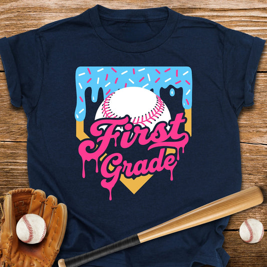 1st Grade Back to School Drip Youth Tee - HomeRun PrintsKids clothes