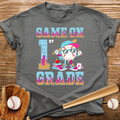 1st Grade Back to School Drip Youth Tee - HomeRun PrintsKids clothes