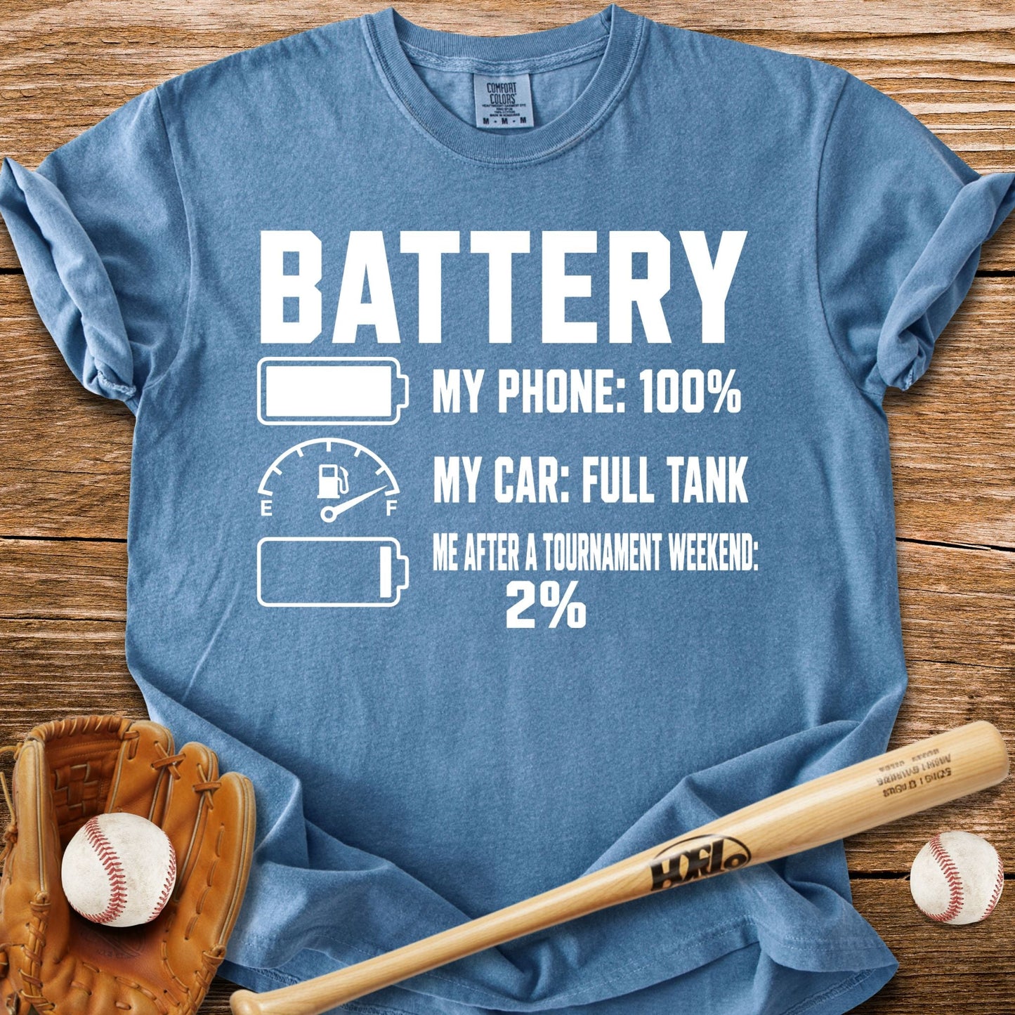 2% After Tournament T-Shirt - HomeRun PrintsComfort Colors