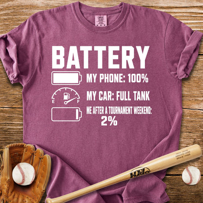 2% After Tournament T-Shirt - HomeRun PrintsComfort Colors