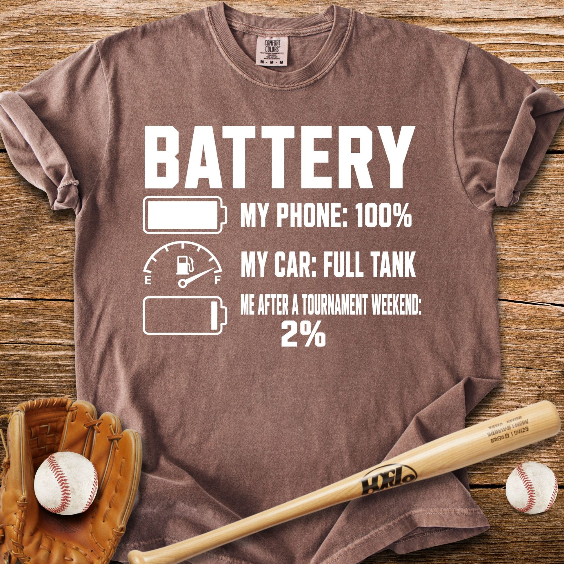 2% After Tournament T-Shirt - HomeRun PrintsComfort Colors