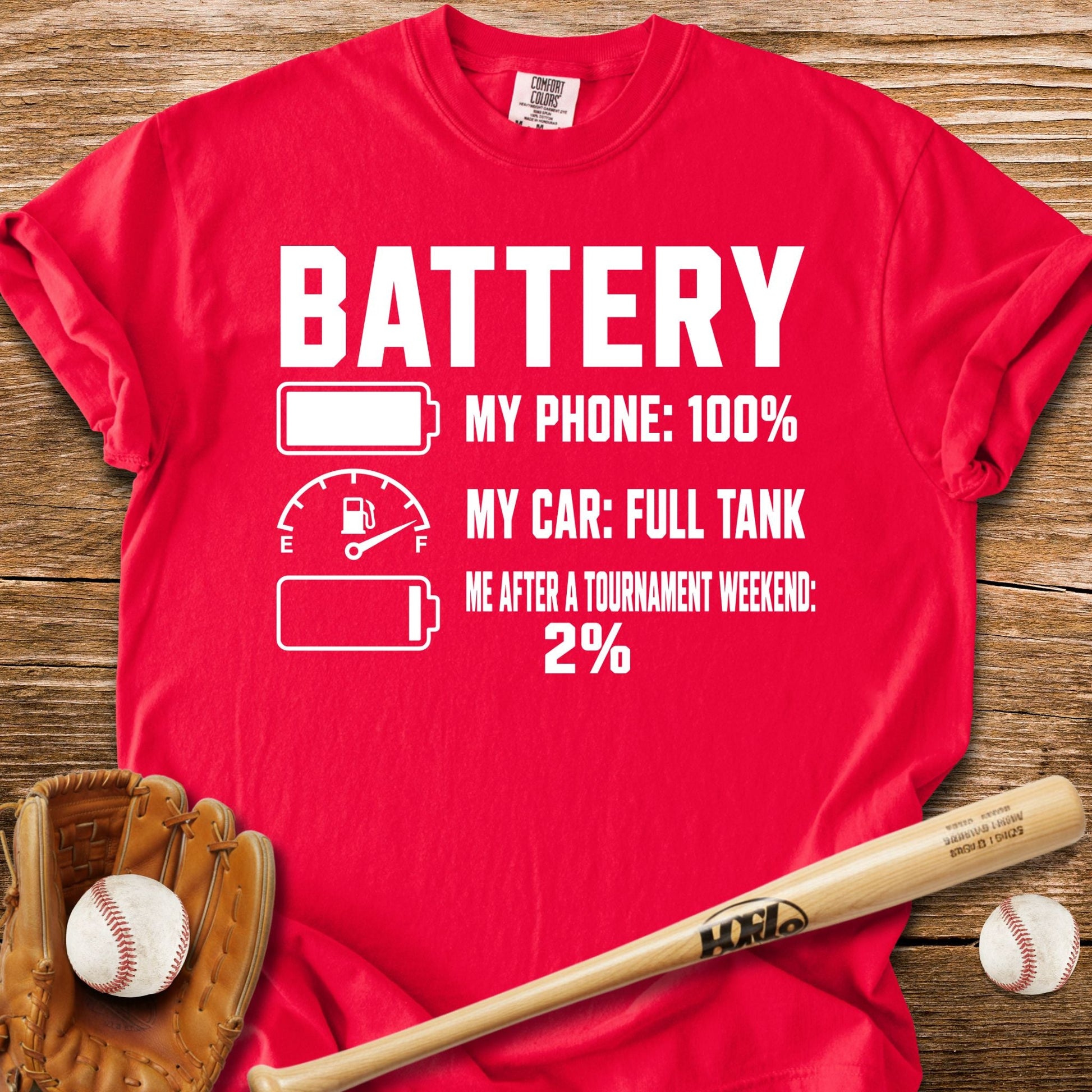 2% After Tournament T-Shirt - HomeRun PrintsComfort Colors