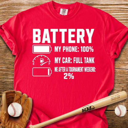 2% After Tournament T-Shirt - HomeRun PrintsComfort Colors