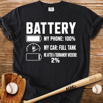 2% After Tournament T-Shirt - HomeRun PrintsComfort Colors