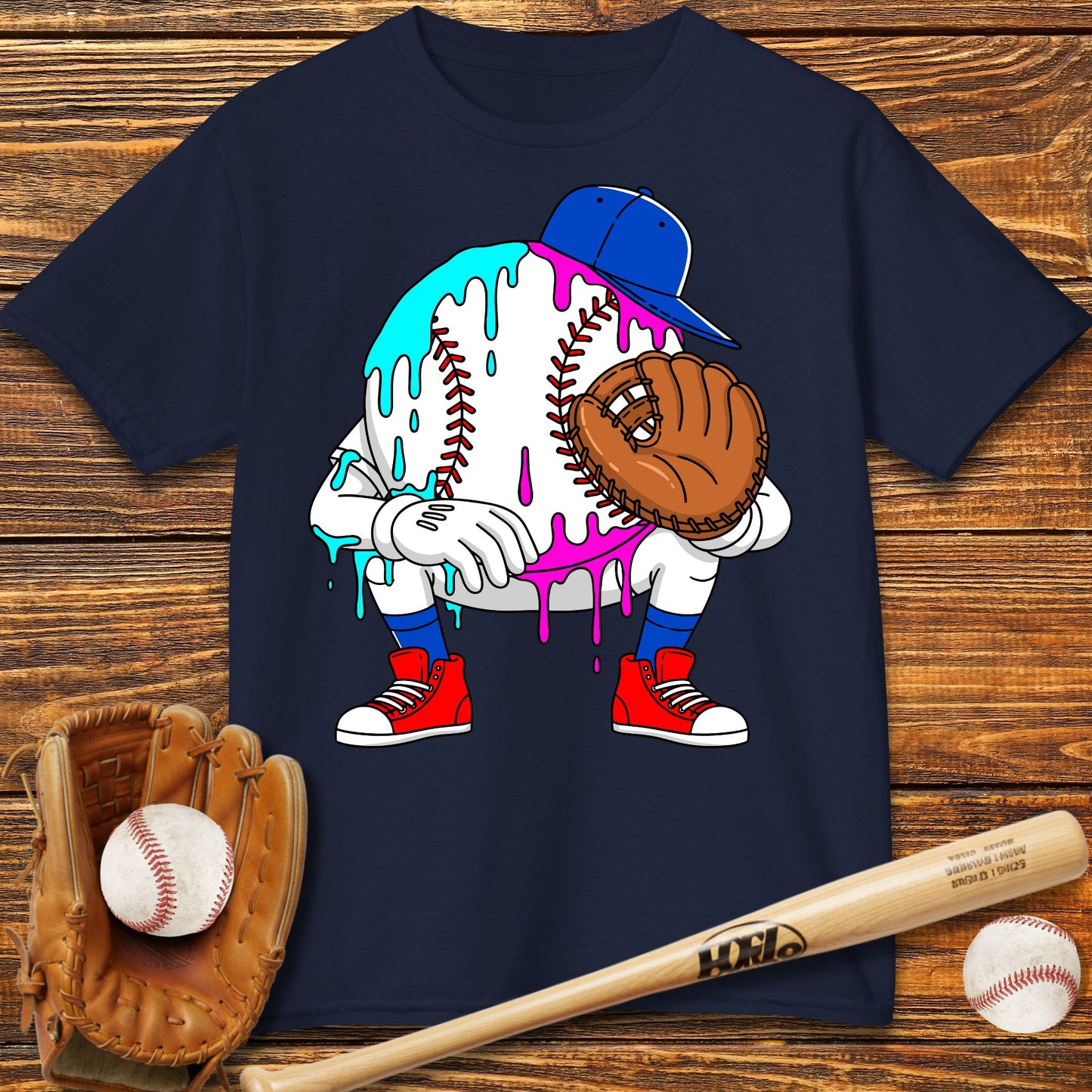 Baseball Catcher Kids T-Shirt