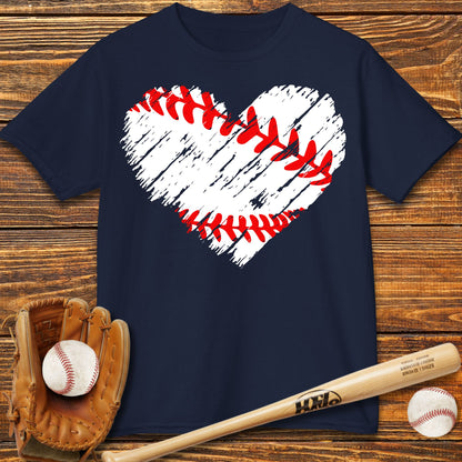 Baseball Heart Kids T-Shirt