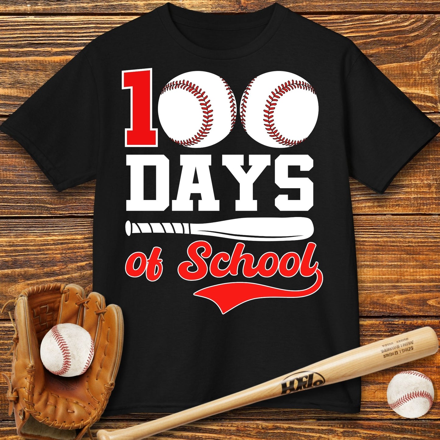 100 Days Of School Kids T-Shirt
