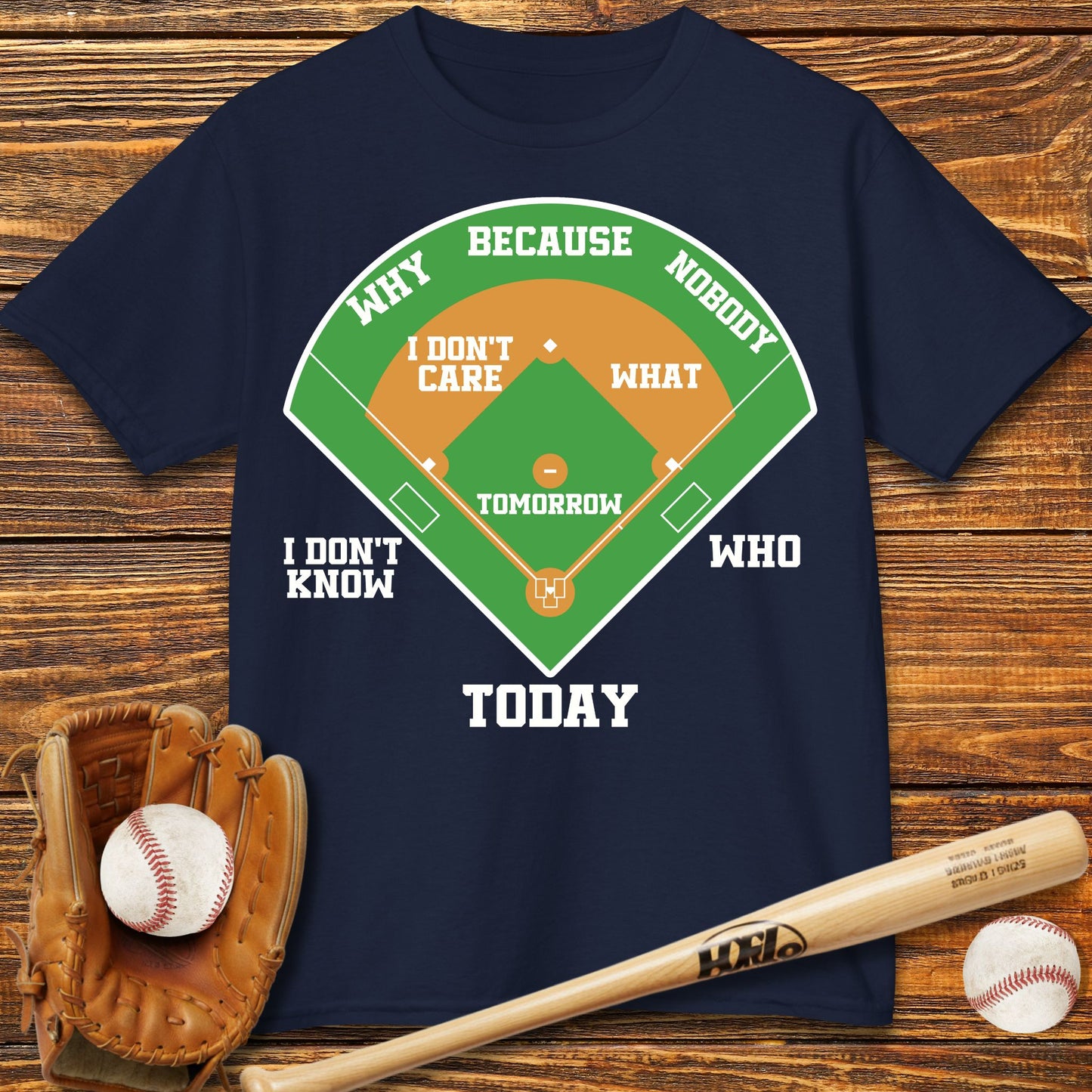 Who's on First Kids T-Shirt