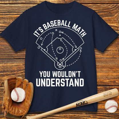 Baseball Math Kids T-Shirt