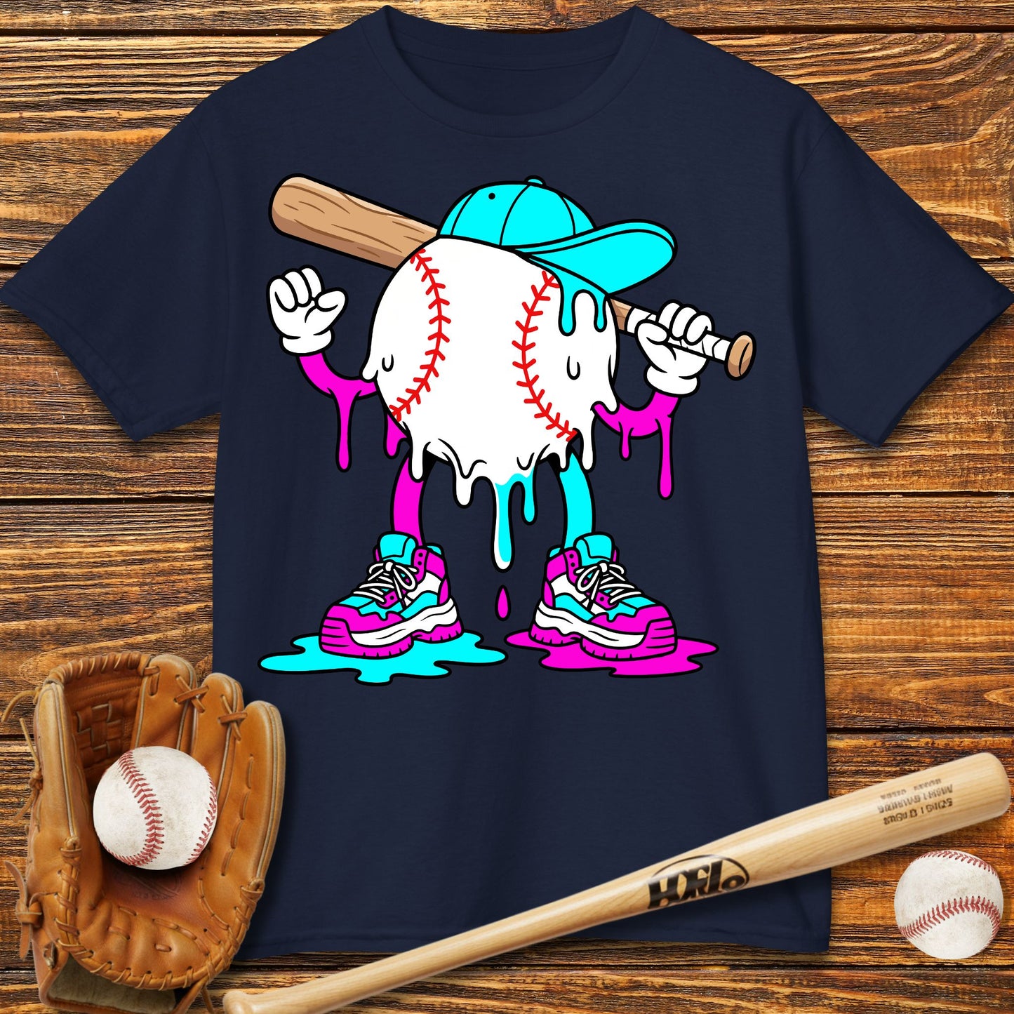 Baseball Drip Kids T-Shirt