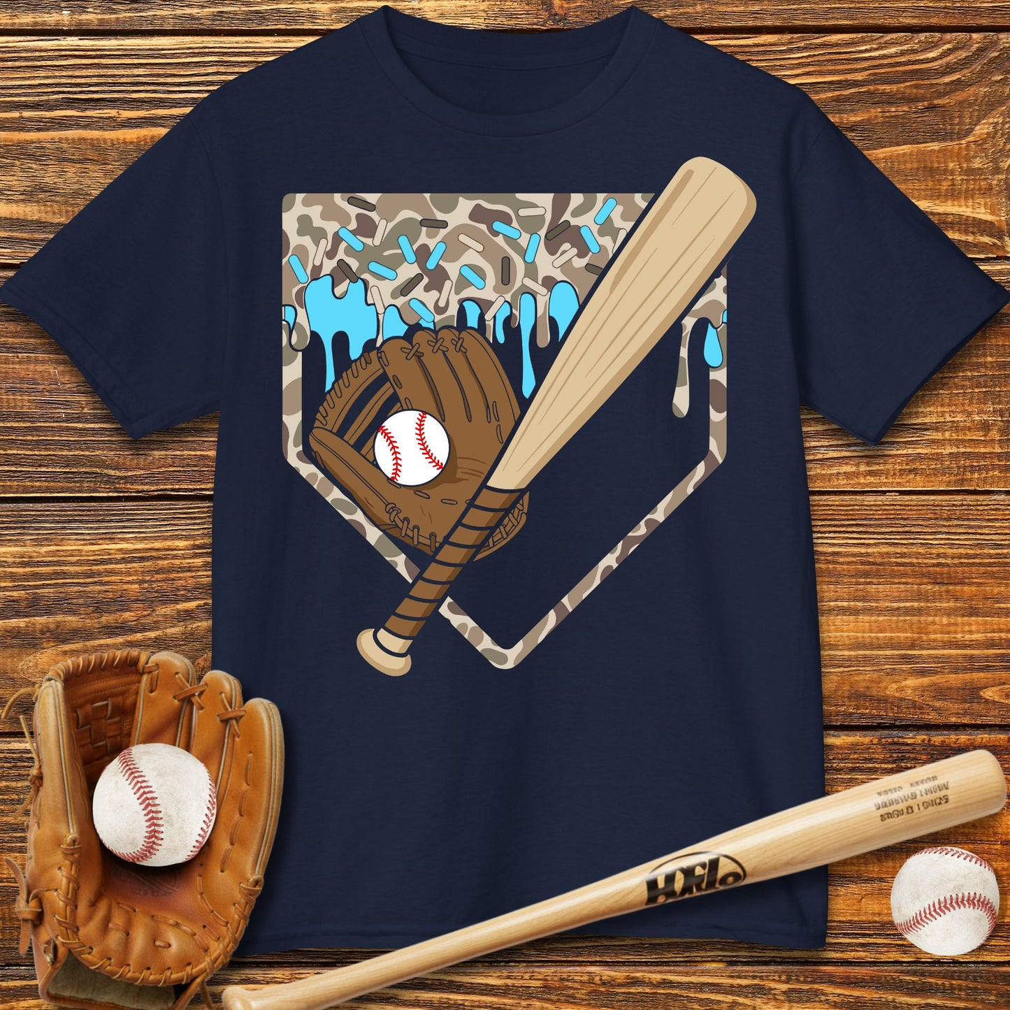 Camo Drip Kids T-Shirt