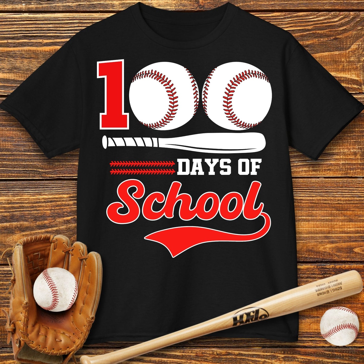 100 Days Of School Kids T-Shirt