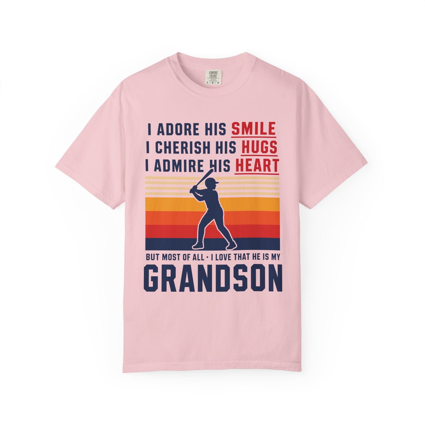 Grandma's Baseball Heart T-Shirt