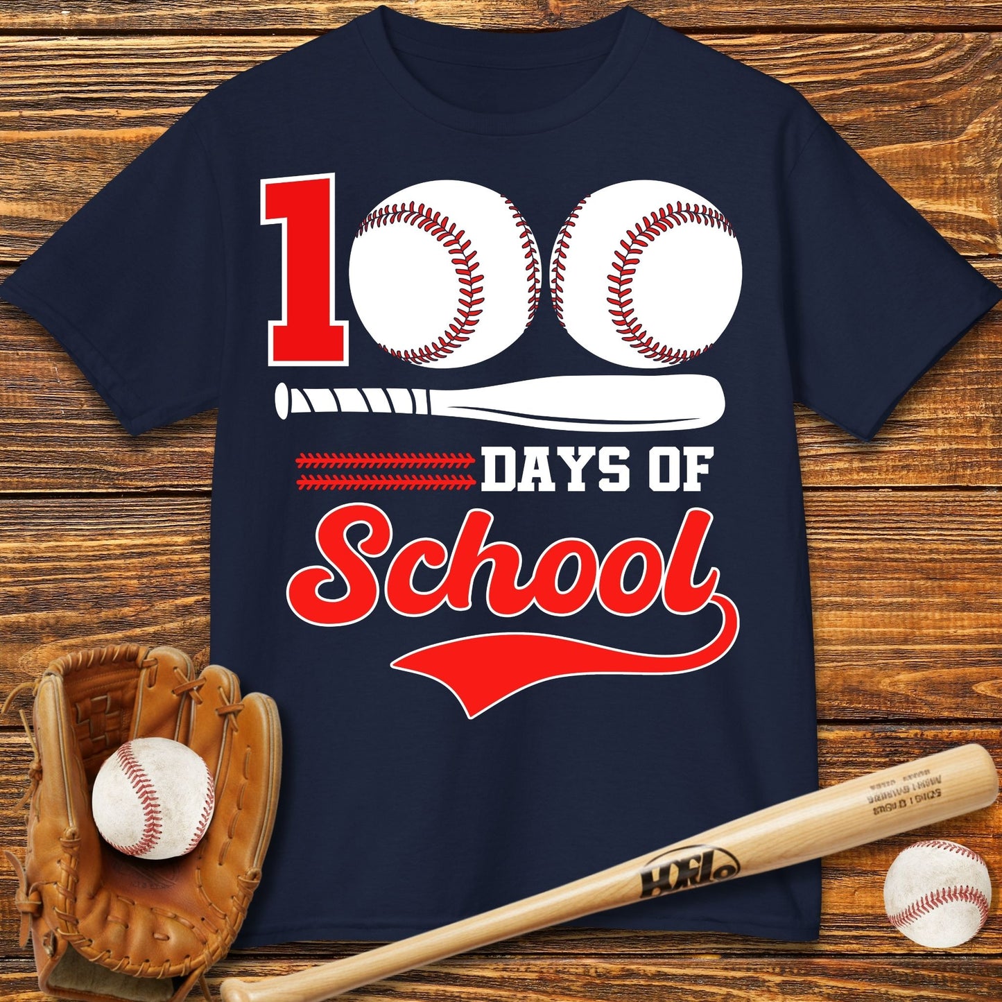 100 Days Of School Kids T-Shirt