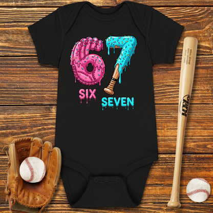 Baseball Drip 67 Infant Bodysuit