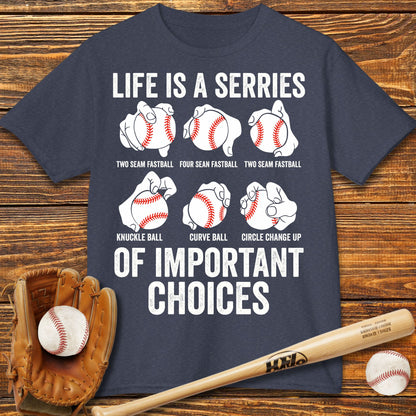 Baseball Pitches Kids T-Shirt