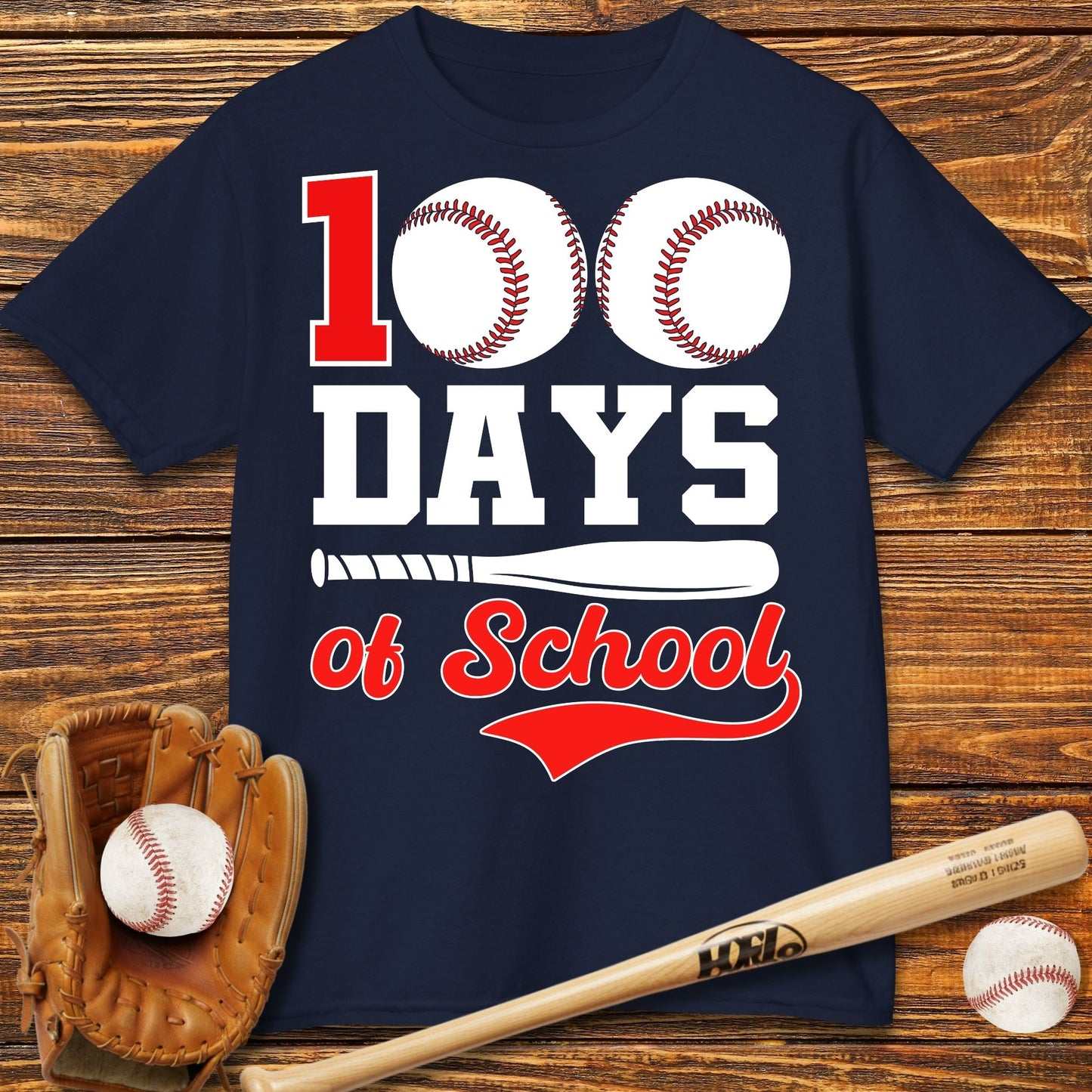 100 Days Of School Kids T-Shirt