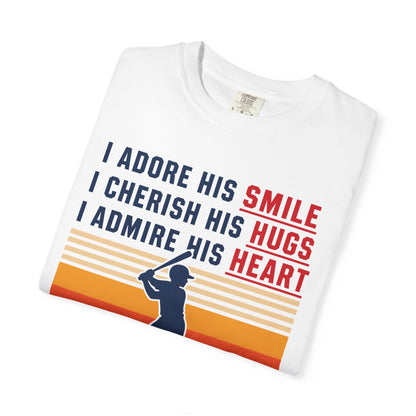 Grandma's Baseball Heart T-Shirt