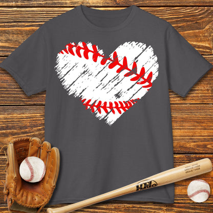 Baseball Heart Kids T-Shirt