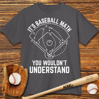 Baseball Math Kids T-Shirt