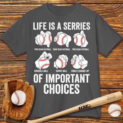 Baseball Pitches Kids T-Shirt