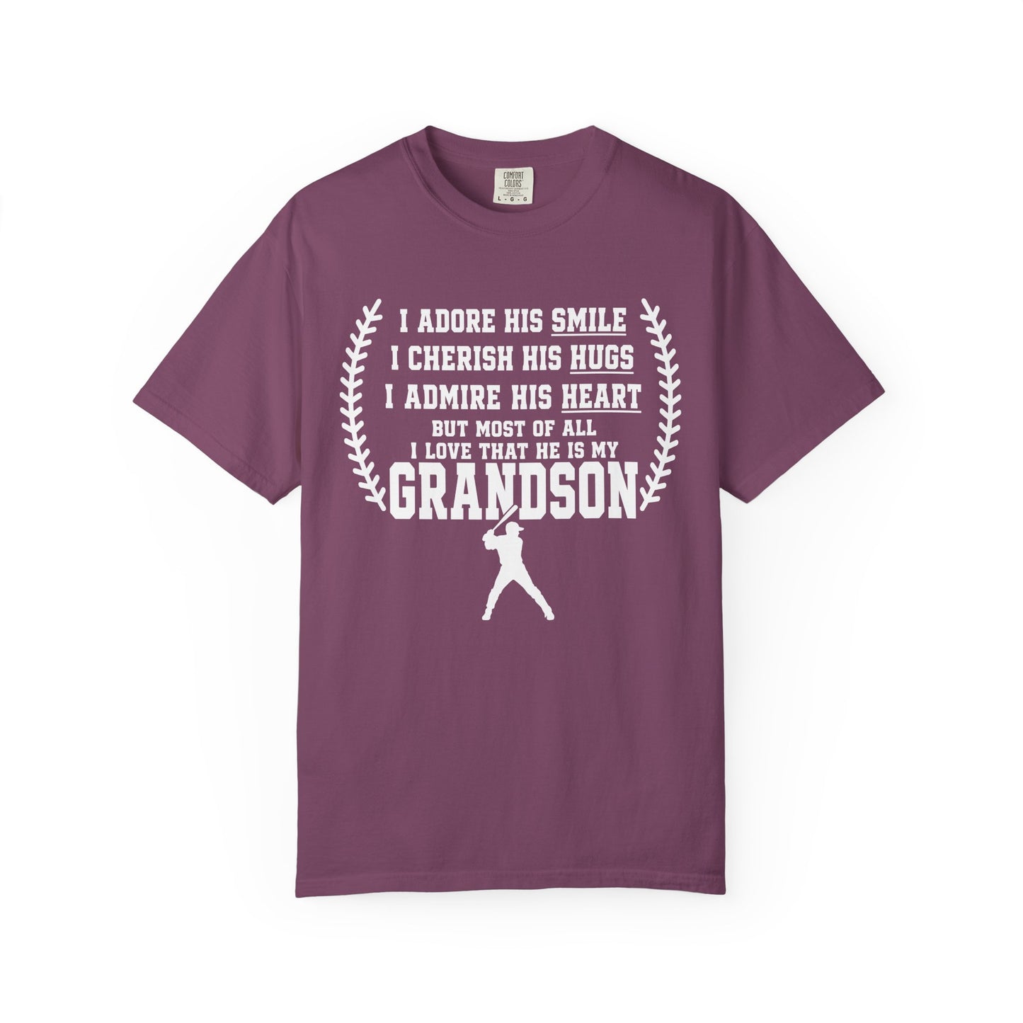 Grandma's Baseball Heart T-Shirt