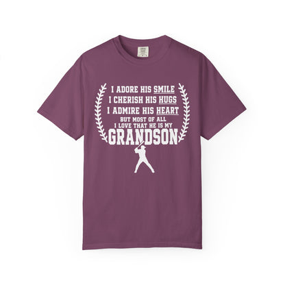 Grandma's Baseball Heart T-Shirt