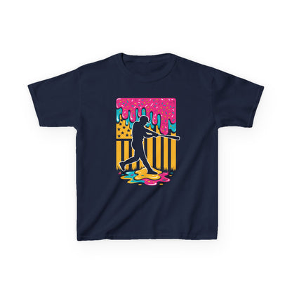 USA Flag Drip Kids Tee