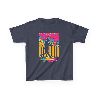 USA Flag Drip Kids Tee