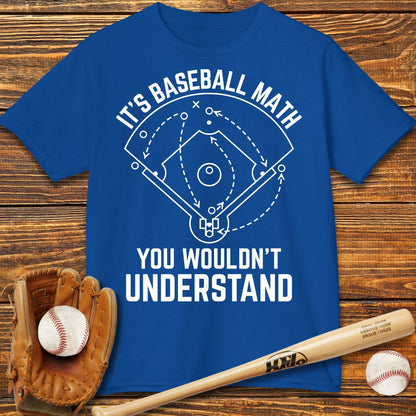 Baseball Math Kids T-Shirt