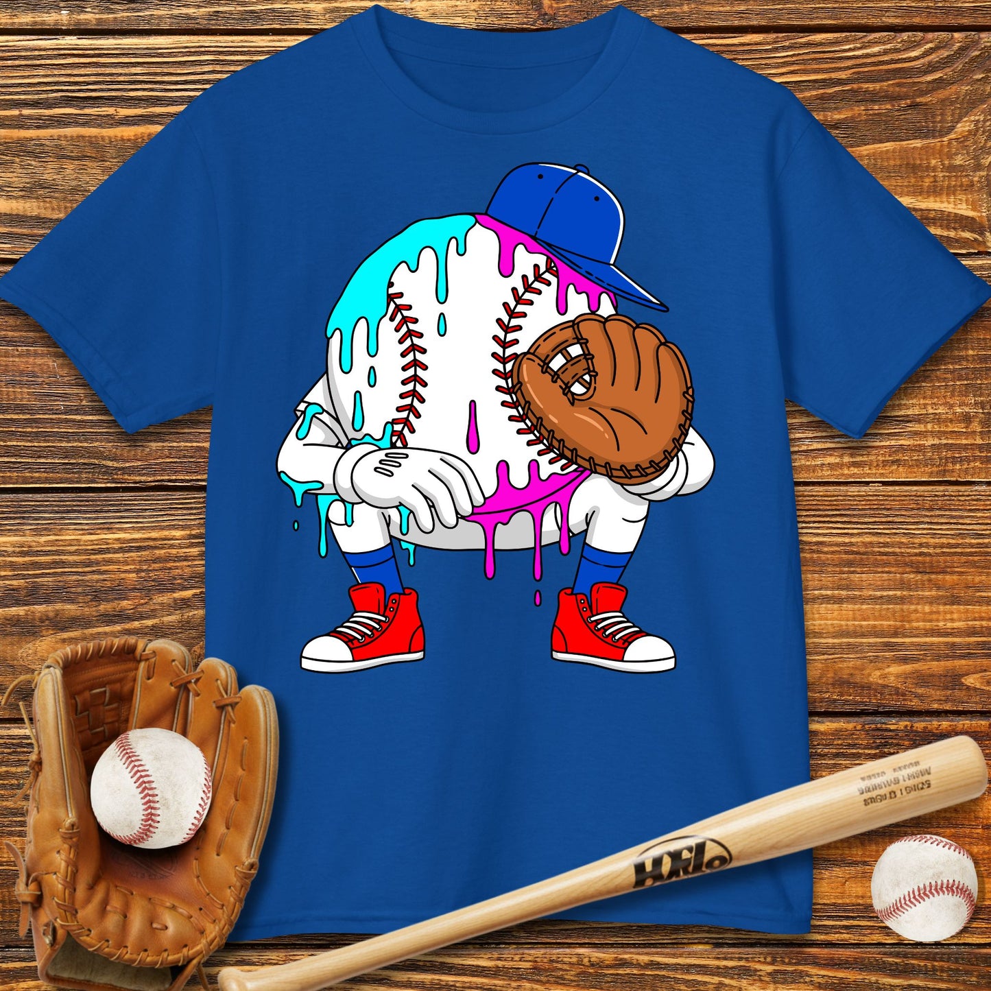 Baseball Catcher Kids T-Shirt