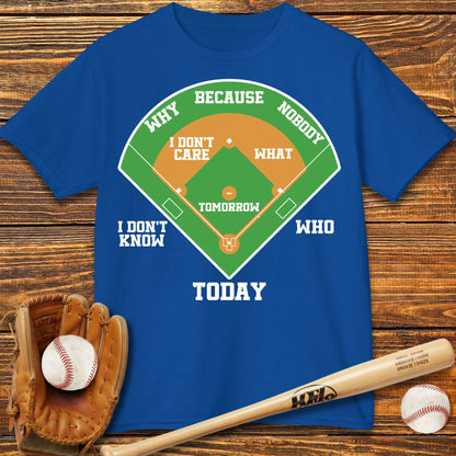 Who's on First Kids T-Shirt