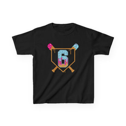 Baseball 6th Birthday Kids T-shirt