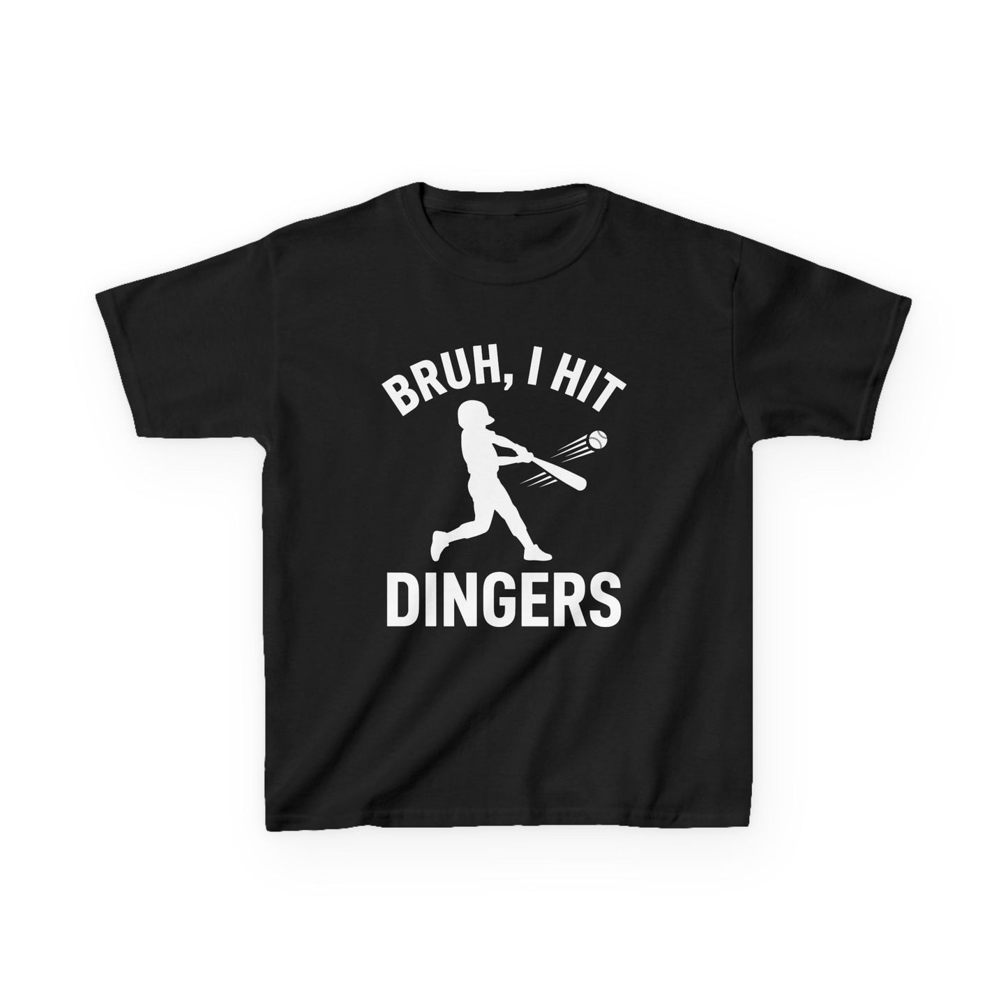 Bruh I Hit Dingers Kids T-shirt