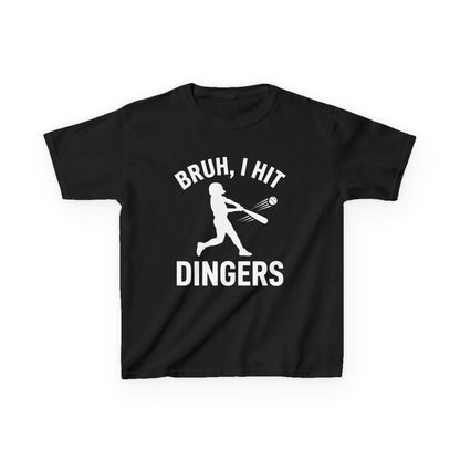 Bruh I Hit Dingers Kids T-shirt