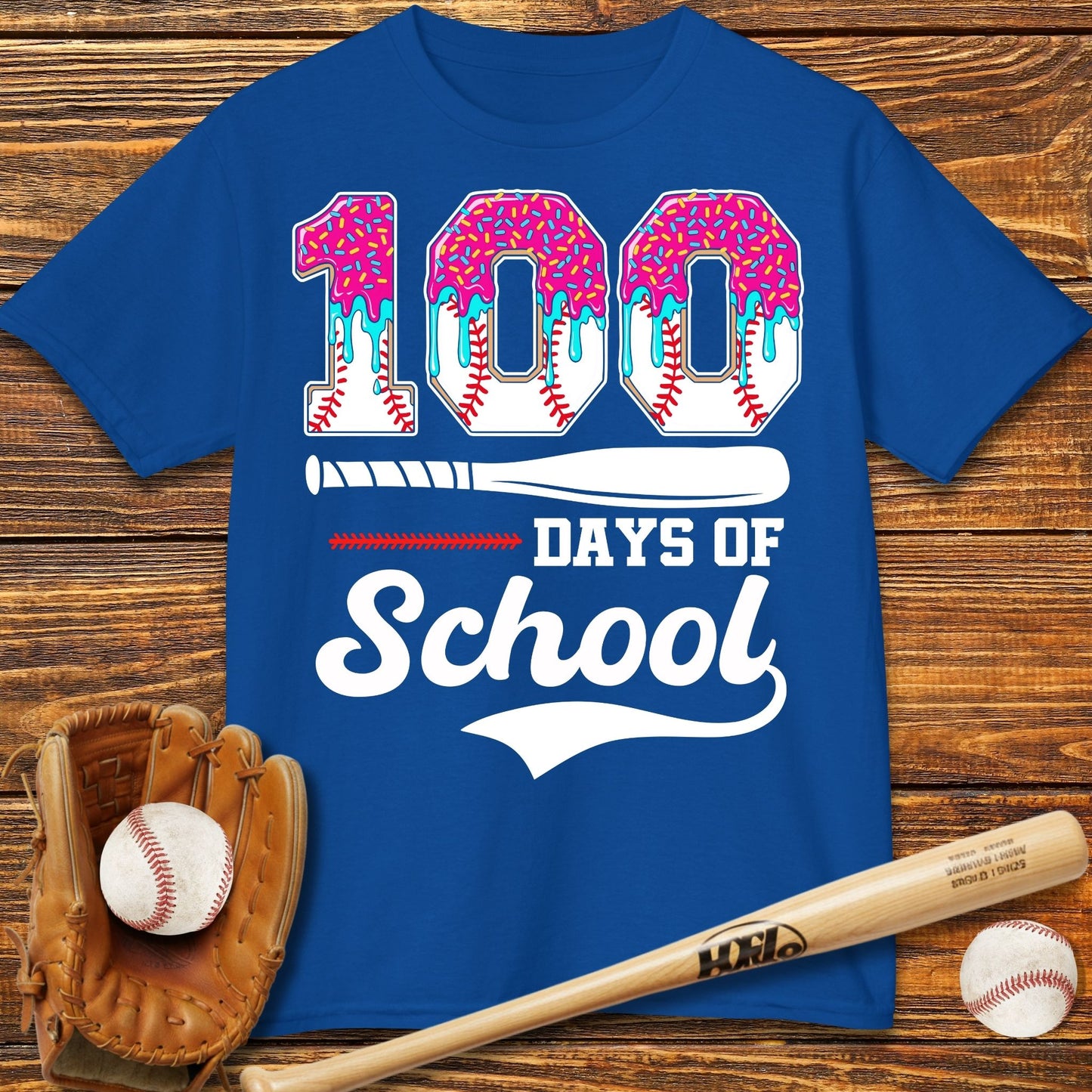 100 Days Of School Kids T-Shirt